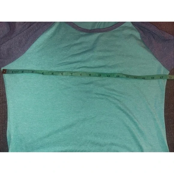 NWT LuLaRoe Julia Raglan Shirt Dress Women's Stretch Knit Midi Crew Neck Sz M - Picture 10 of 11